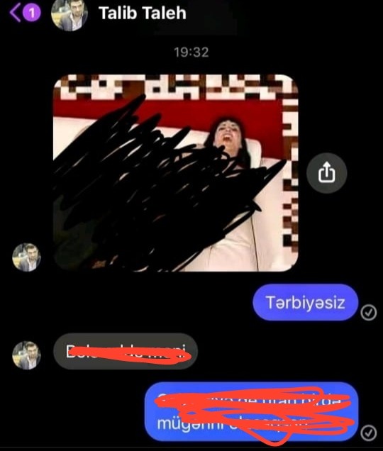 Talıb Tale adı ilə sosial şəbəkədə xanımlara 18+ fotolar göndərib,əxlaqsız təkliflər etdi (FOTO)