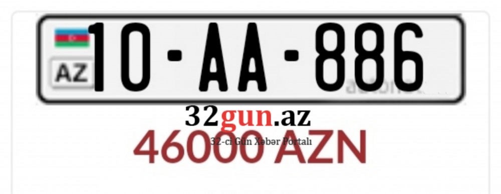 Azərbaycanda ev qiymətinə satılan maşın nömrəsi -111 min (FOTOLAR)