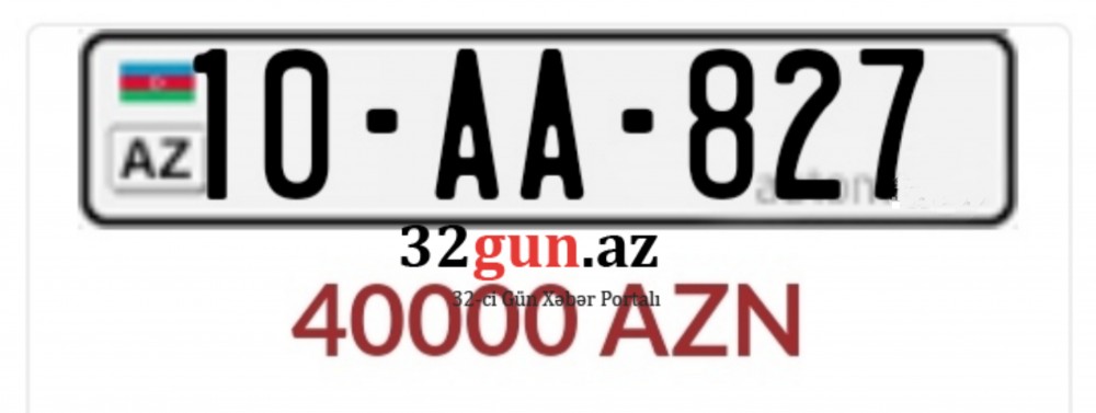 Azərbaycanda ev qiymətinə satılan maşın nömrəsi -111 min (FOTOLAR)