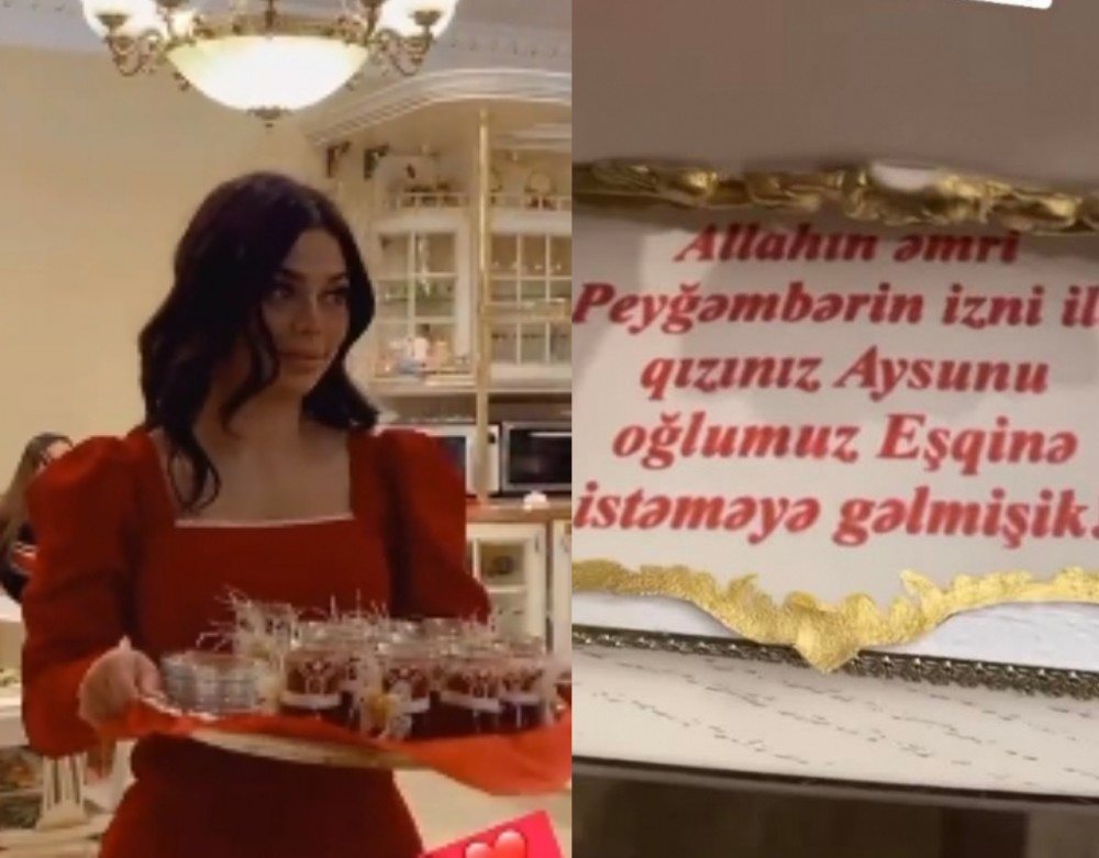 Rəqsanənin qızı Aysunun nişanlandı- Görün kim ilə (FOTO/VİDEO)