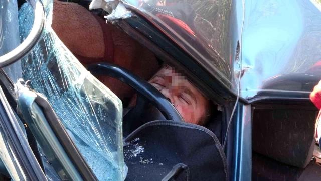 Dəhşətli QƏZA! Sürücü xilas edilsə də,sevinə bilmədi... (VİDEO)