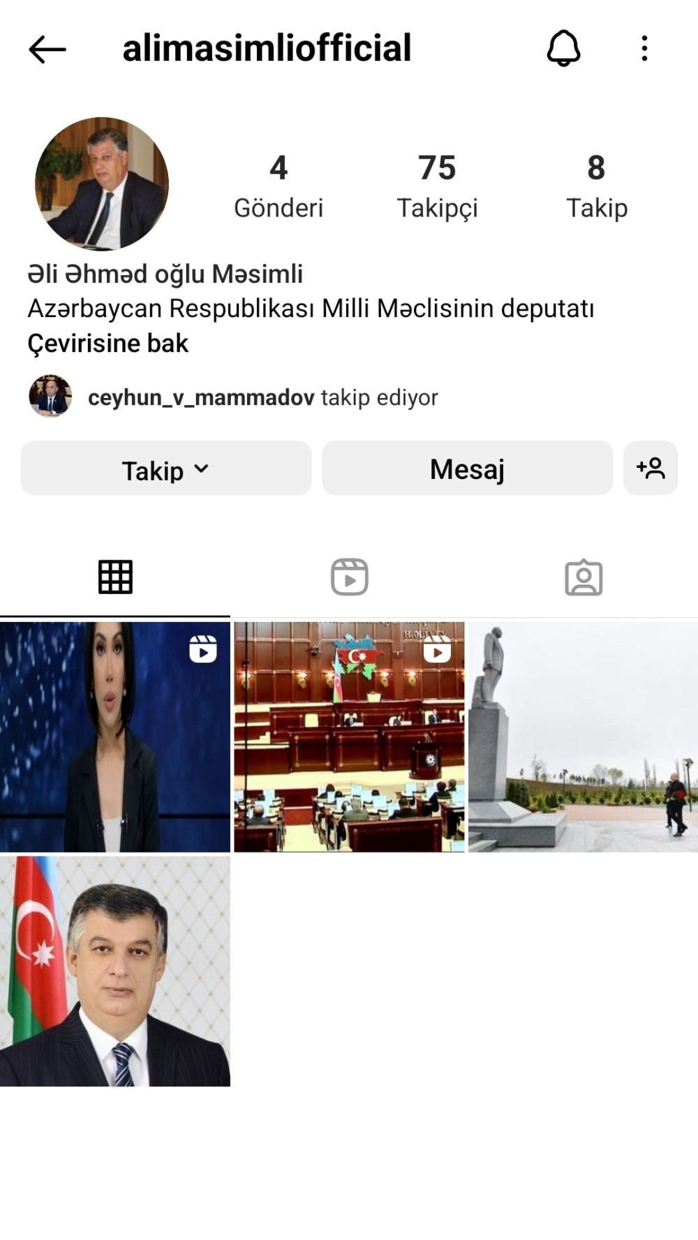 "İnstagram"da ən çox izləyicisi olan azərbaycanlı millət vəkilləri- FOTOLAR