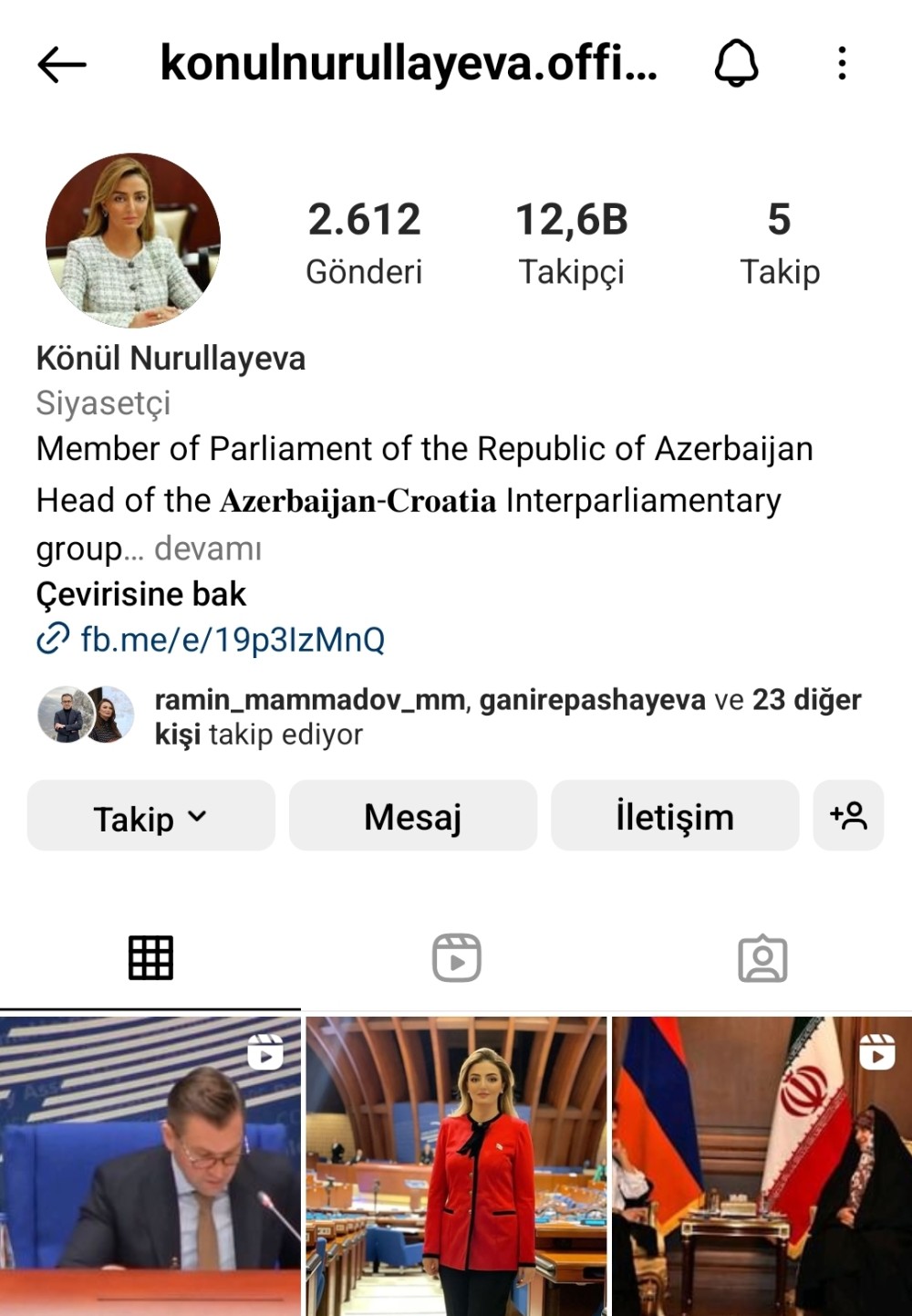 "İnstagram"da ən çox izləyicisi olan azərbaycanlı millət vəkilləri- FOTOLAR