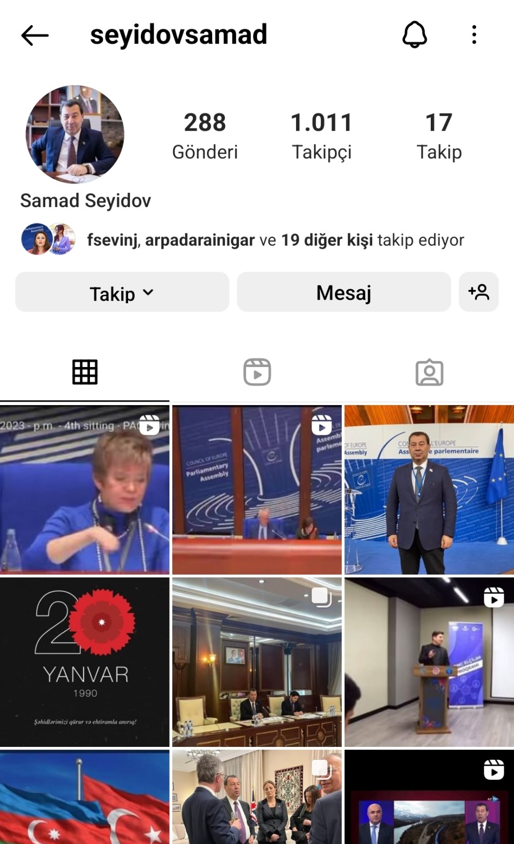 "İnstagram"da ən çox izləyicisi olan azərbaycanlı millət vəkilləri- FOTOLAR