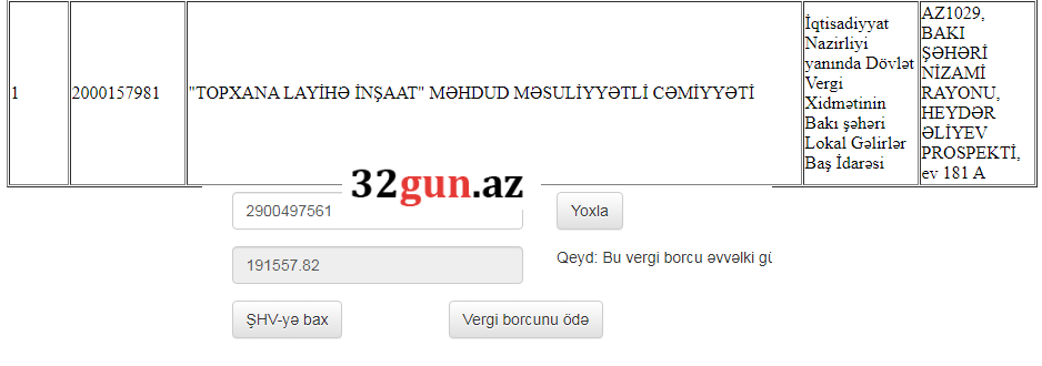 Seymur Orucovun nümayəndəliyi bu şirkəti tenderdə qalib seçdi- Külli miqdarda vergi borcu var