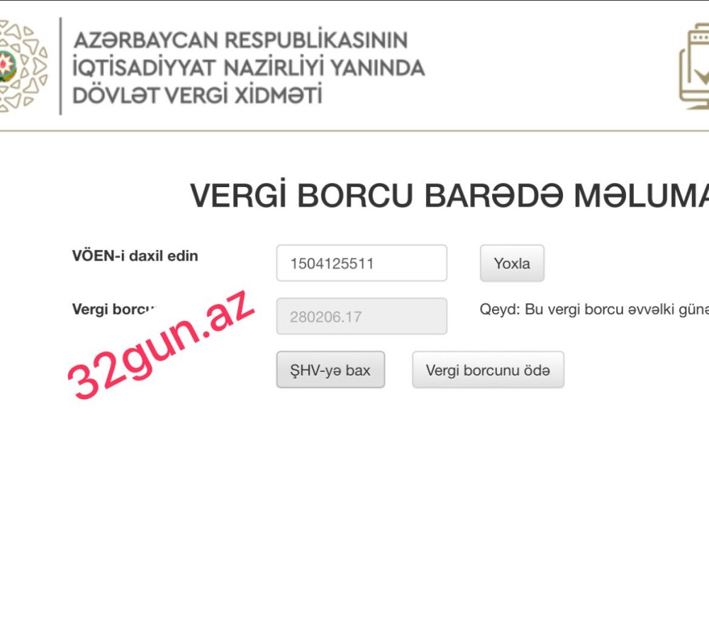 Milli Hematologiya və Transfuziologiya Mərkəzinin tender müqaviləsi imzaladığı şirkətinvergi borcu var - 281 min AZN