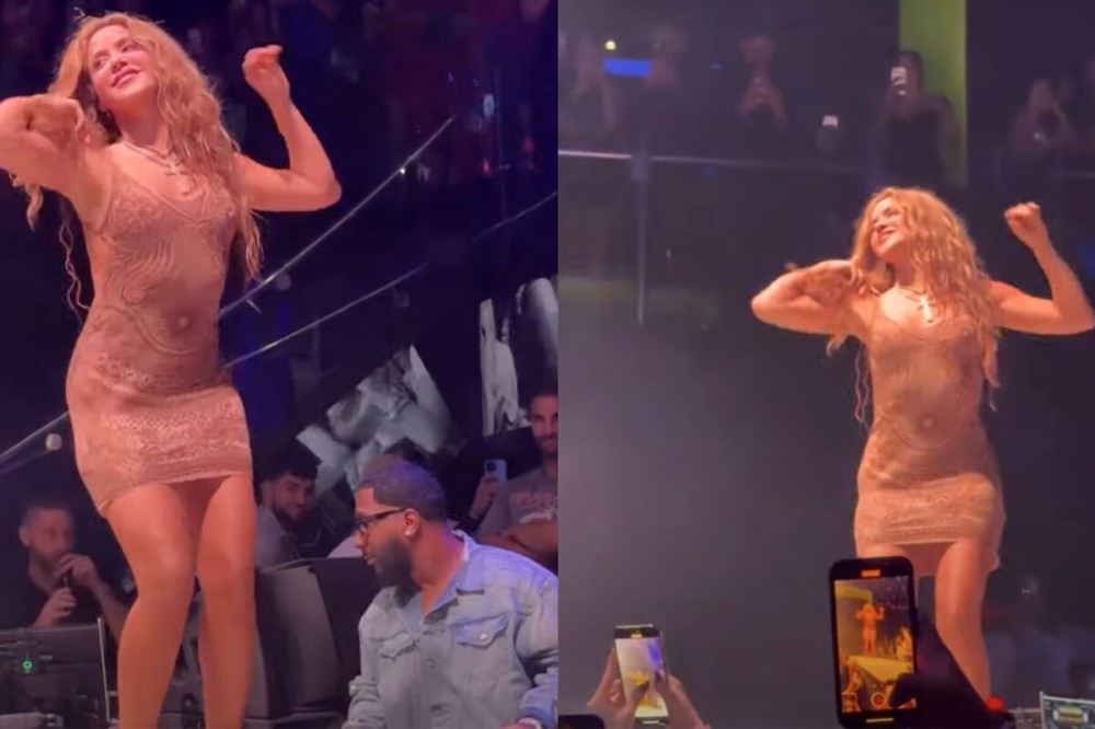 Şakira paltarının altında çəkiliş aparan fanatına əsəbiləşib- FOTO