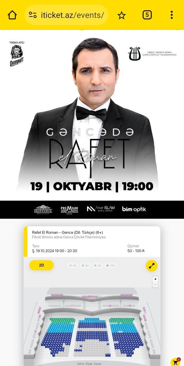 Rafet El Roman Bakıya gəldi- Sabah Gəncədə konsert verəcək - VİDEO