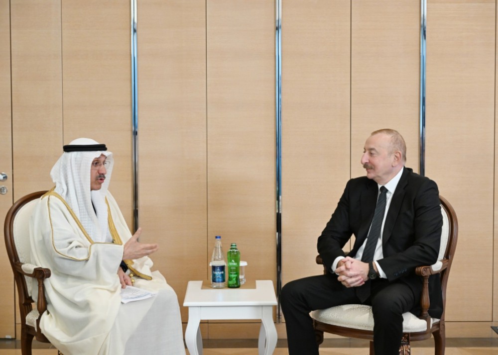 İlham Əliyev İslam İnkişaf Bankının prezidenti ilə görüşdü -FOTOLAR