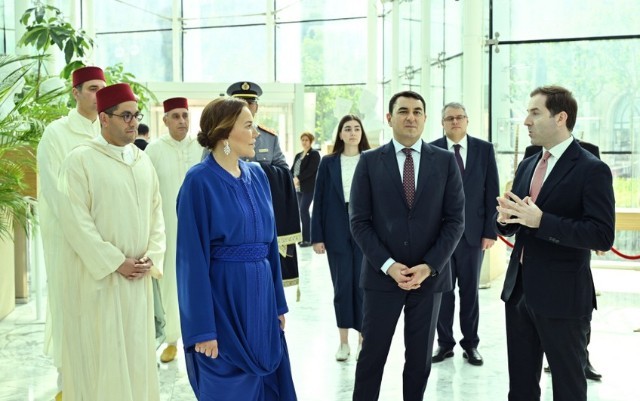 Mərakeşin xanım Şahzadəsi Beynəlxalq Muğam Mərkəzi ilə tanış oldu -FOTOLAR