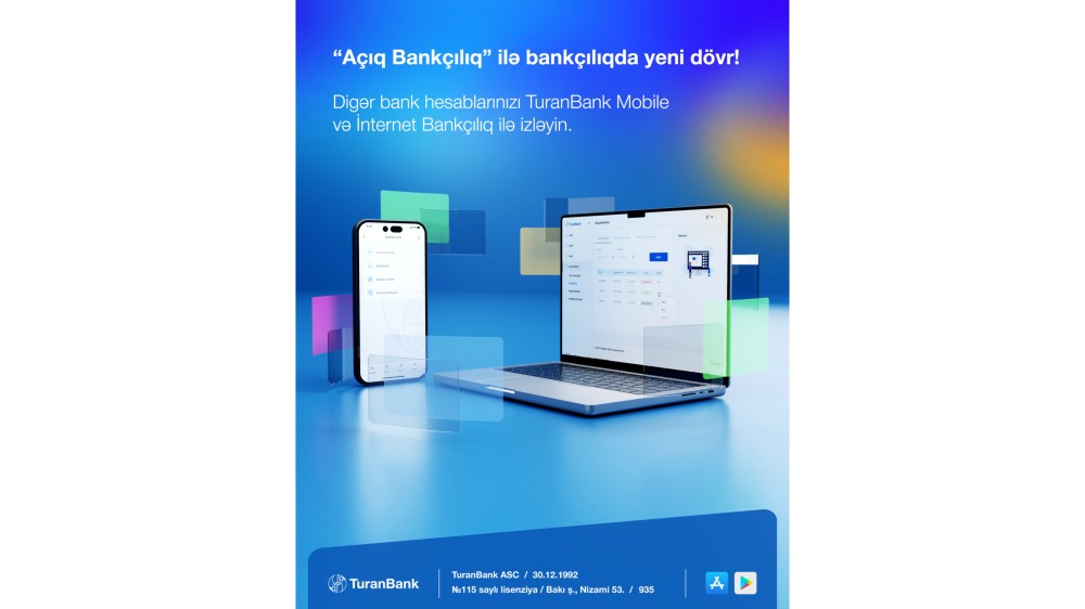 TuranBank ASC müştərilərinə “Açıq bankçılıq” funksionallığını təqdim edib