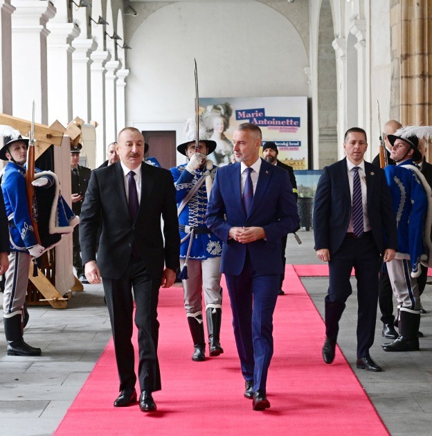 Prezidentin Rixard Raşi ilə təkbətək və geniş tərkibdə görüşləri olub -FOTOLAR