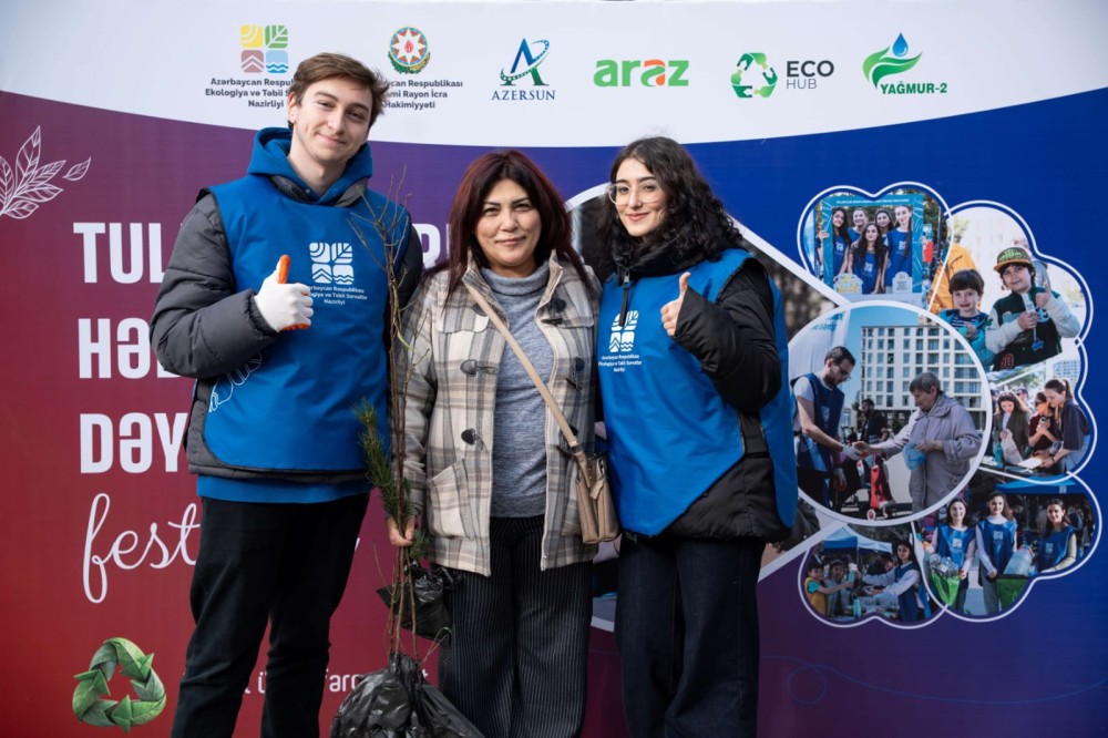 "Azərsun Holdinq”in “Tullantıları hədiyyələrə dəyiş” ekoloji festivalına dəstək verib