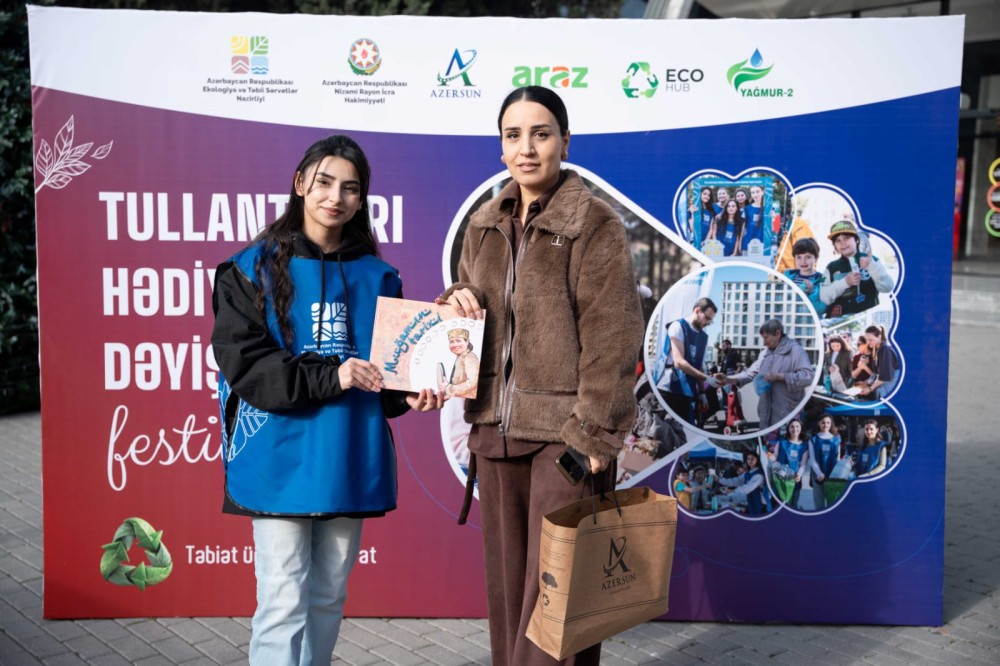 "Azərsun Holdinq”in “Tullantıları hədiyyələrə dəyiş” ekoloji festivalına dəstək verib