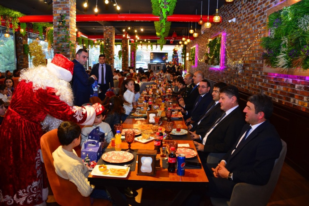 Ağstafada şəhid və qazi övladları üçün Yeni il şənlikləri təşkil olunub -FOTOLAR