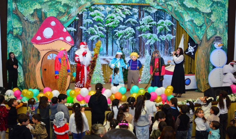 Ağstafada şəhid və qazi övladları üçün Yeni il şənlikləri təşkil olunub -FOTOLAR