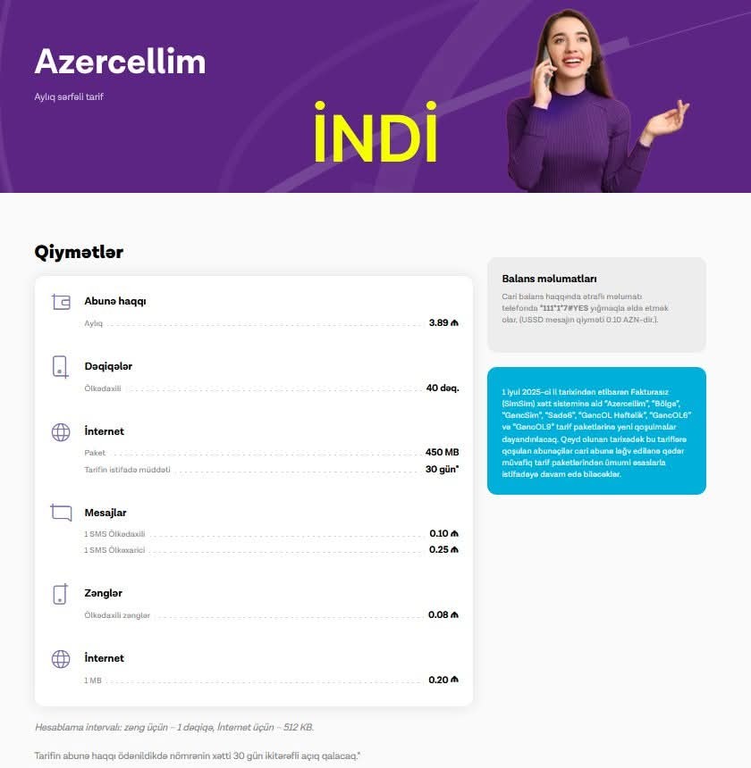 Arxivdə olan tarif bahalaşdı: Azercell müştərinin razılığı olmadan qiyməti artırıb?