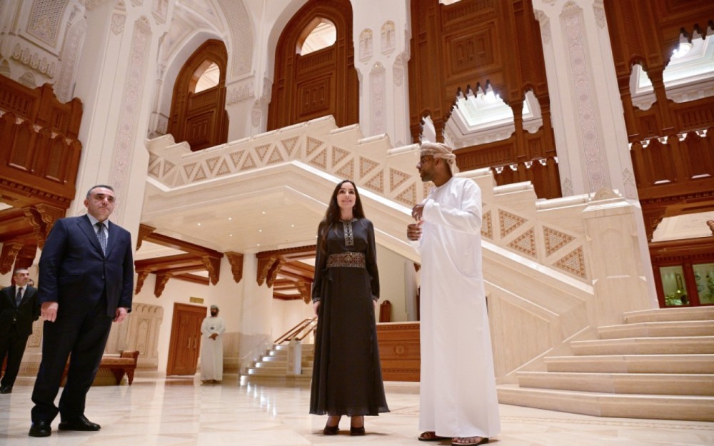 Leyla Əliyeva Maskatda Sultan Opera Evində -FOTOLAR