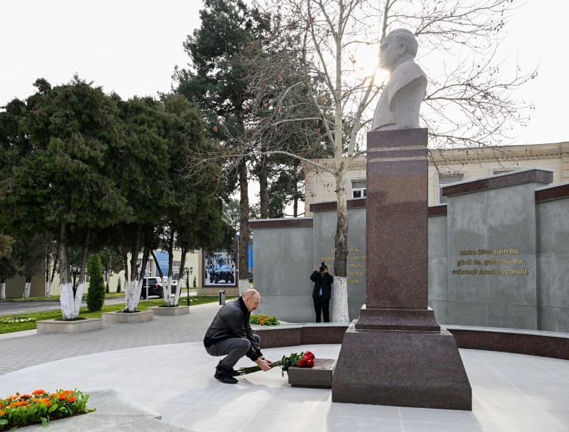 Prezident Tərtərdə açılış etdi -YENİLƏNİB (FOTOLAR)