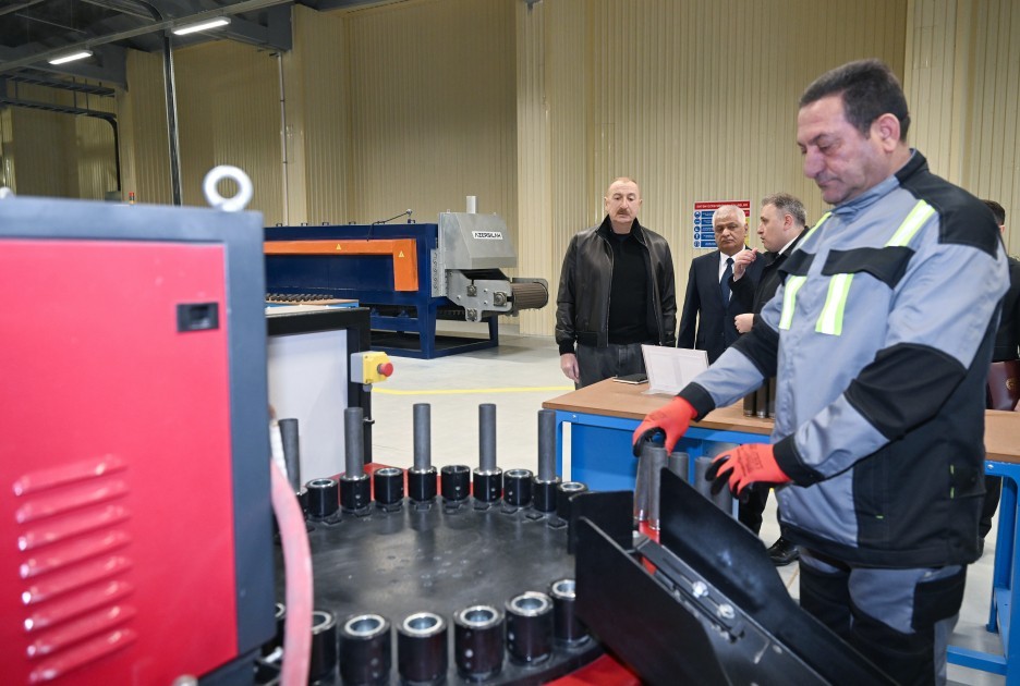 Prezident Tərtərdə açılış etdi -YENİLƏNİB (FOTOLAR)